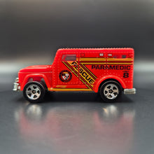 Load image into Gallery viewer, Hot Wheels 2010 Armored Truck Red #184 Race World City 4/4 - Missing Rear Door
