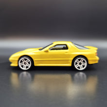 Load image into Gallery viewer, Hot Wheels 2022 &#39;89 Mazda Savanna RX-7 FC3S Yellow Nightburnerz 5 Pack Exclusive
