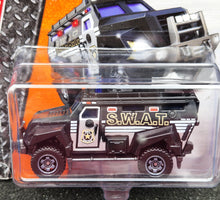 Load image into Gallery viewer, Matchbox 2014 S.W.A.T Truck Black #78 MBX Heroic Rescue New
