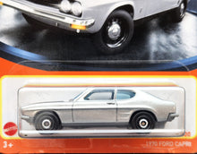 Load image into Gallery viewer, Matchbox 2021 1970 Ford Capri Silver #18 MBX Showroom New Long Card
