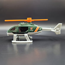 Load image into Gallery viewer, Matchbox 2022 MBX Rescue Helicopter Dark Green MBX Mountain II 5 Pack Loose
