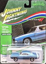 Load image into Gallery viewer, Johnny Lightning 2022 1969 Dodge Charger R/T Light Blue Muscle Cars U.S.A 2/6 New
