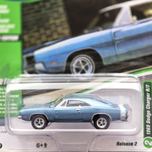 Load image into Gallery viewer, Johnny Lightning 2022 1969 Dodge Charger R/T Light Blue Muscle Cars U.S.A 2/6 New
