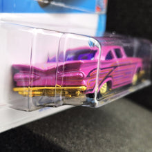 Load image into Gallery viewer, Hot Wheels 2022 &#39;59 Chevy Bel Air Pearl Pink #70 Chevy Bel Air 4/5 New Long Card
