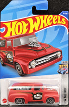 Load image into Gallery viewer, Hot Wheels 2022 &#39;56 Ford F-100 Matte Red #76 HW Metro 8/10 New Long Card
