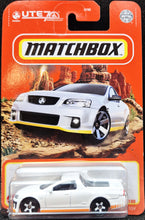 Load image into Gallery viewer, Matchbox 2021 2008 Holden VE Ute SSV White #64 MBX Off-Road New Long Card
