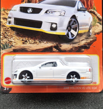 Load image into Gallery viewer, Matchbox 2021 2008 Holden VE Ute SSV White #64 MBX Off-Road New Long Card
