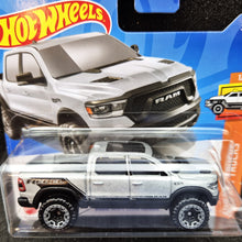 Load image into Gallery viewer, Hot Wheels 2022 2020 Ram 1500 Rebel Silver #23 HW Hot Wheels 1/10 New
