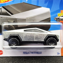 Load image into Gallery viewer, Hot Wheels 2022 Tesla Cybertruck Zamac #49 HW Hot Trucks 3/10 New
