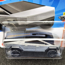 Load image into Gallery viewer, Hot Wheels 2022 Tesla Cybertruck Zamac #49 HW Hot Trucks 3/10 New
