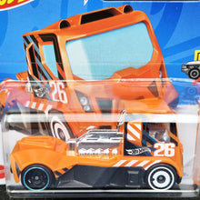 Load image into Gallery viewer, Hot Wheels 2022 Rennen Rig Orange #127 HW Hot Trucks 10/10 New
