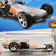 Load image into Gallery viewer, Hot Wheels 2023 Rockin Railer Grey #171 HW Drag Strip 6/10 New Long Card

