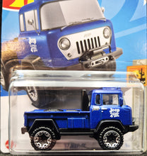 Load image into Gallery viewer, Hot Wheels 2023 &#39;57 Jeep FC Blue Baja Blazers 2/10 New Long Card
