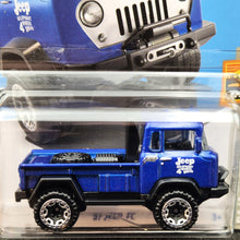 Load image into Gallery viewer, Hot Wheels 2023 &#39;57 Jeep FC Blue Baja Blazers 2/10 New Long Card
