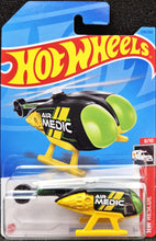 Load image into Gallery viewer, Hot Wheels 2023 Skyfire Black #239 HW Rescue 8/10 New Long Card
