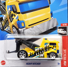 Load image into Gallery viewer, Hot Wheels 2023 Heavy Hitcher Yellow #247 HW Rescue 9/10 New Long Card
