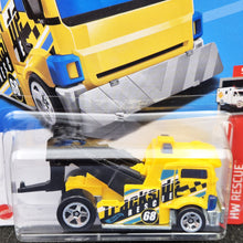 Load image into Gallery viewer, Hot Wheels 2023 Heavy Hitcher Yellow #247 HW Rescue 9/10 New Long Card
