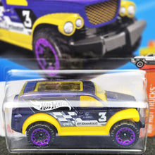 Load image into Gallery viewer, Hot Wheels 2023 Power Panel Purple #189 HW Hot Trucks 5/10 New Long Card
