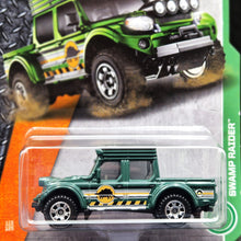 Load image into Gallery viewer, Matchbox 2017 Swamp Raider Dark Green #115 MBX Explorers New Long Card
