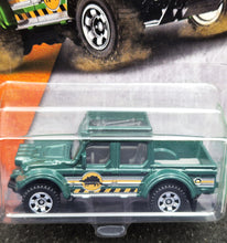 Load image into Gallery viewer, Matchbox 2017 Swamp Raider Dark Green #115 MBX Explorers New Long Card
