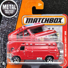 Load image into Gallery viewer, Matchbox 2017 &#39;95 Custom Chevy Van Red #87 MBX Heroic Rescue New
