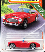 Load image into Gallery viewer, Matchbox 2018 &#39;63 Austin Healey 3000 MK2 Roadster Red #87 MBX Road Trip 21/35 New
