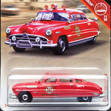 Load image into Gallery viewer, Matchbox 2018 &#39;51 Hudson Hornet Red #64 MBX Rescue 11/30 New Long Card
