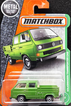 Load image into Gallery viewer, Matchbox 2017 Volkswagen Transporter Cab Green #95 MBX Explorers New Long Card
