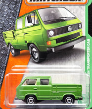 Load image into Gallery viewer, Matchbox 2017 Volkswagen Transporter Cab Green #95 MBX Explorers New Long Card
