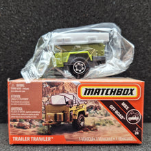 Load image into Gallery viewer, Matchbox 2018 Trailer Trawler Green #94 MBX Off-Road 7/20 Boxed
