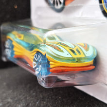 Load image into Gallery viewer, Hot Wheels 2016 Clear Speeder Transparent Aqua #13 X-Raycers 3/10 New Long Card
