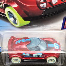 Load image into Gallery viewer, Hot Wheels 2018 Hi Beam Dark Red #162 HW Glow Wheels 9/10 New Long Card
