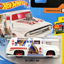 Load image into Gallery viewer, Hot Wheels 2019 &#39;56 Ford F-100 White #187 HW Art Cars 1/10 New
