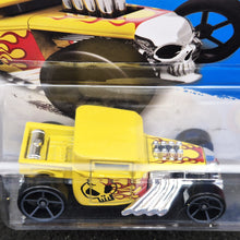 Load image into Gallery viewer, Hot Wheels 2017 Bone Shaker Yellow #306 HW Daredevils 7/10 New
