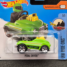 Load image into Gallery viewer, Hot Wheels 2017 Pedal Driver Lime Green #301 HW Ride-Ons 5/5 New
