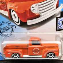 Load image into Gallery viewer, Hot Wheels 2020 &#39;49 Ford F1 Orange #120 Rod Squad 5/10 New Long Card
