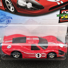 Load image into Gallery viewer, Hot Wheels 2021 &#39;67 Ford GT40 MK.IV Red #106 HW Race Day 8/10 New Long Card
