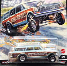 Load image into Gallery viewer, Hot Wheels 2022 &#39;64 Chevy Nova Gasser Blue Dragstrip Demons Car Culture 3/5 New
