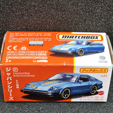 Load image into Gallery viewer, Matchbox 2023 Datsun 280 ZX Light Blue Japan Series #21 New Sealed Box
