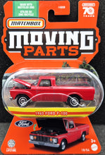 Load image into Gallery viewer, Matchbox 2023 1963 Ford F-100 V8 Red Moving Parts Series 18/54 New - Rare
