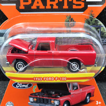 Load image into Gallery viewer, Matchbox 2023 1963 Ford F-100 V8 Red Moving Parts Series 18/54 New - Rare
