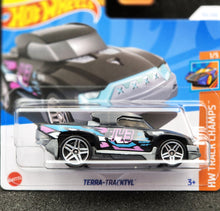 Load image into Gallery viewer, Hot Wheels 2024 Terra-Tracktyl Black #131 HW Track Champs 1/5 New
