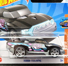 Load image into Gallery viewer, Hot Wheels 2024 Terra-Tracktyl Black #131 HW Track Champs 1/5 New
