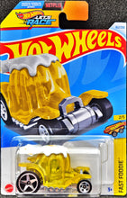 Load image into Gallery viewer, Hot Wheels 2024 Dessert Drifter Translucent Yellow #162 Fast Foodie 2/5 New Long Card
