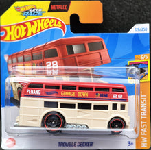Load image into Gallery viewer, Hot Wheels 2024 Trouble Decker Tan &amp; Red #126 HW Fast Transit 5/5 New
