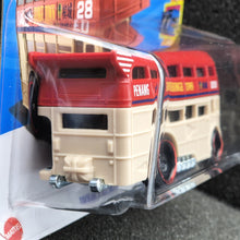 Load image into Gallery viewer, Hot Wheels 2024 Trouble Decker Tan &amp; Red #126 HW Fast Transit 5/5 New
