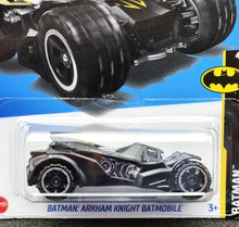 Load image into Gallery viewer, Hot Wheels 2024 Batman: Arkham Knight Batmobile Black #149 Batman 4/5 New Long Card
