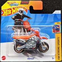 Load image into Gallery viewer, Hot Wheels 2024 HW450F Motorbike Orange #130 HW Xtreme Sports 5/5 New
