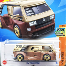 Load image into Gallery viewer, Hot Wheels 2024 VW T3 Custom Champayne #227 HW Vans 4/5 New Long Card
