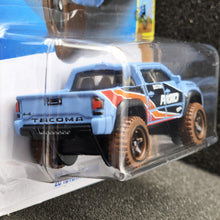 Load image into Gallery viewer, Hot Wheels 2024 &#39;20 Toyota Tacoma Light Blue #198 HW Dirt 4/10 New Long Card
